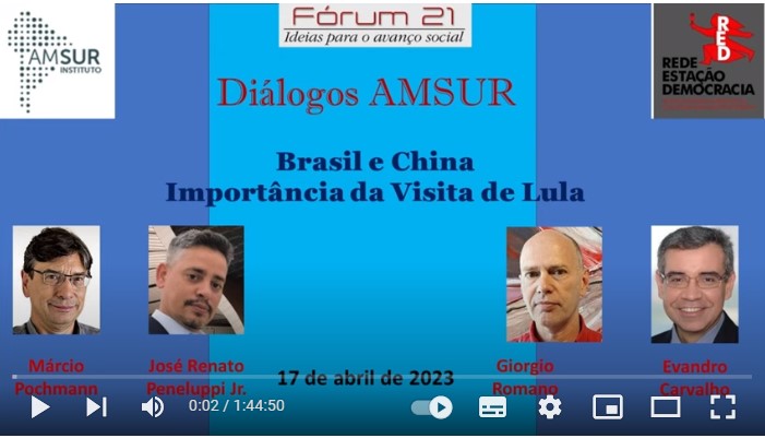 Consequências para o Brasil e para a geopolítica mundial da visita de Lula à China