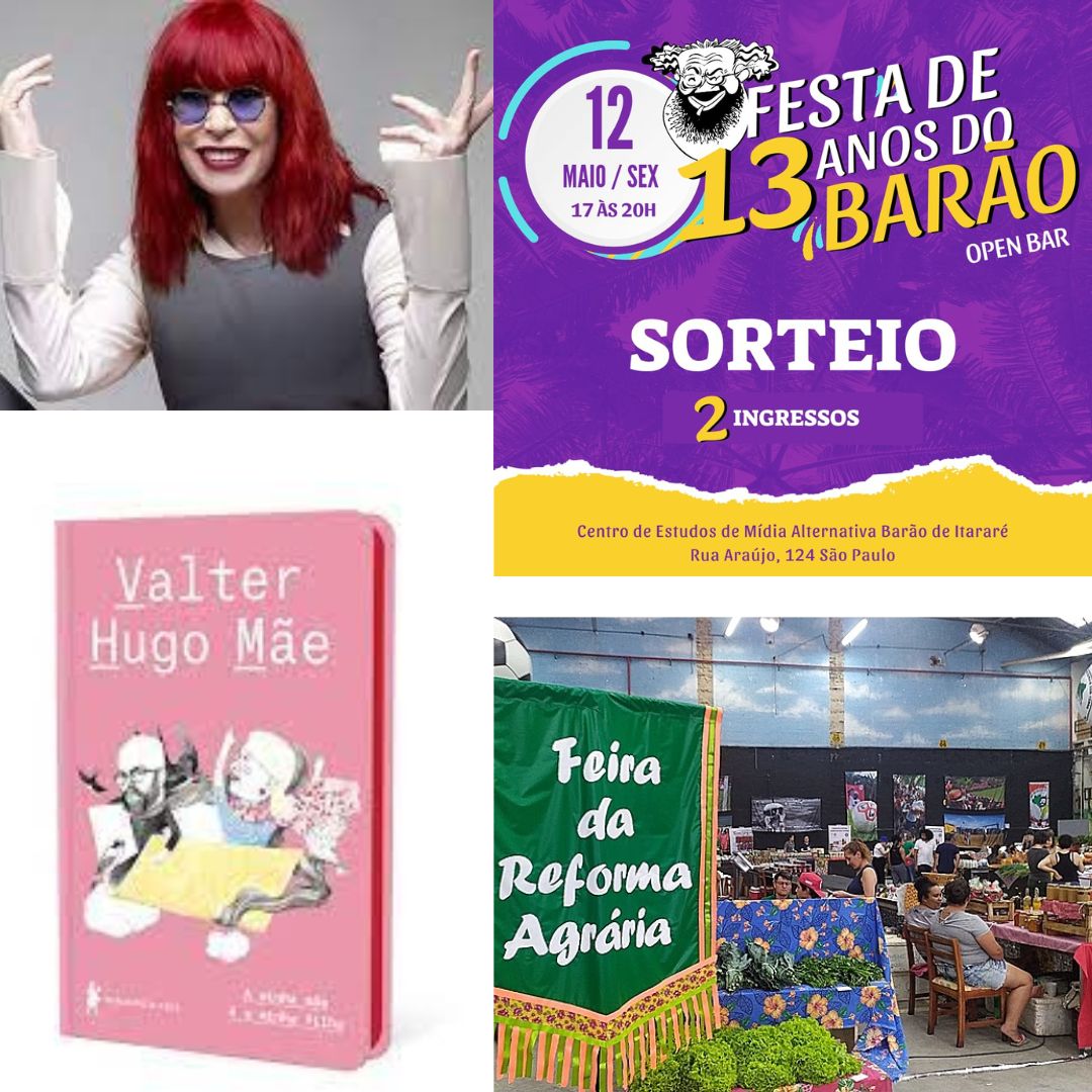 PROGRAMAS, 11 DE MAIO. Autobiografia de Rita Lee; Feira do MST; Dia das Mães. E muito mais…