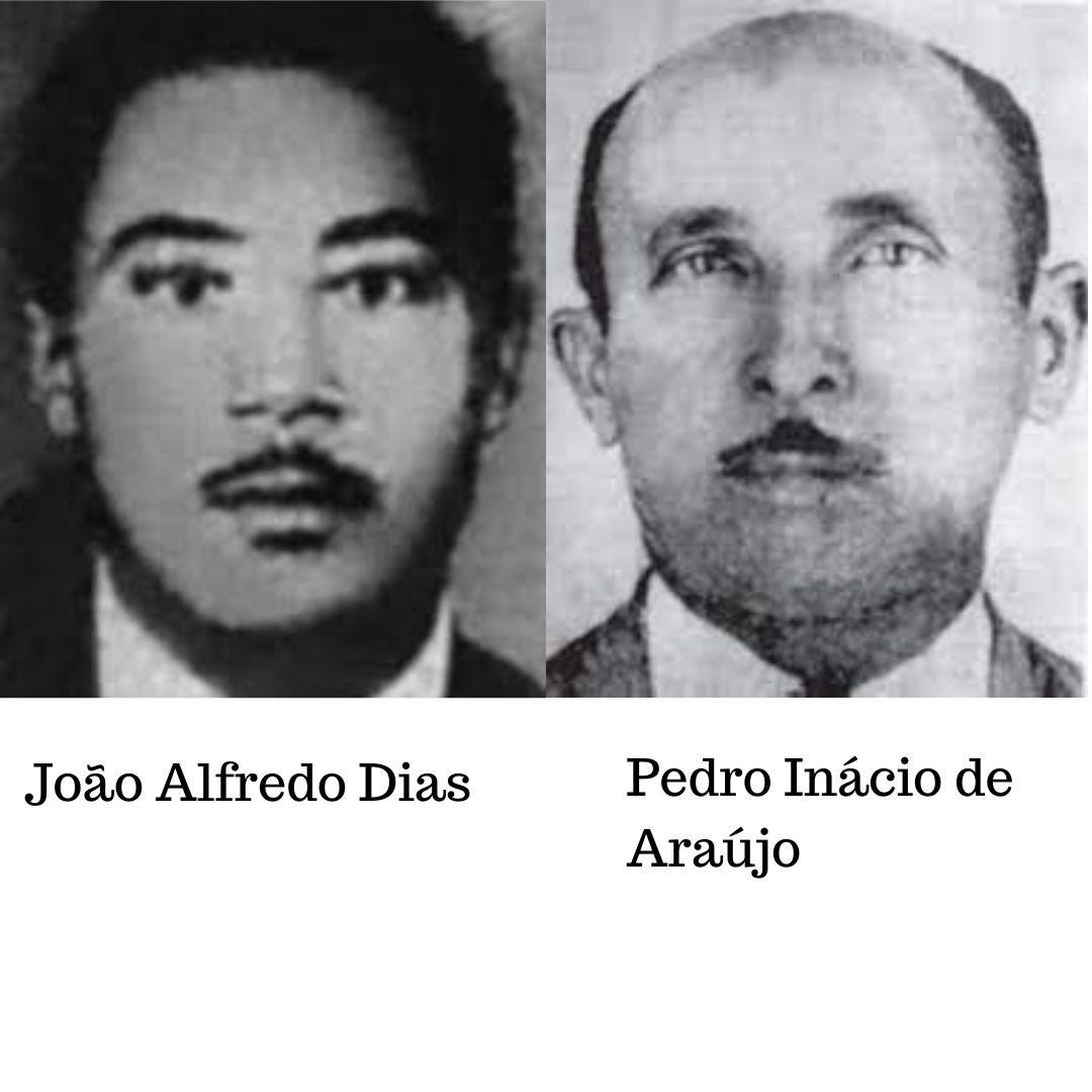 Cabras marcados (para morrer): João Alfredo Dias (1932 – 8/5/1964) e Pedro Inácio de Araújo (23/6/1932 – 8/5/1964), “Dos Filhos deste Solo”, Nilmário Miranda e Carlos Tibúrcio.